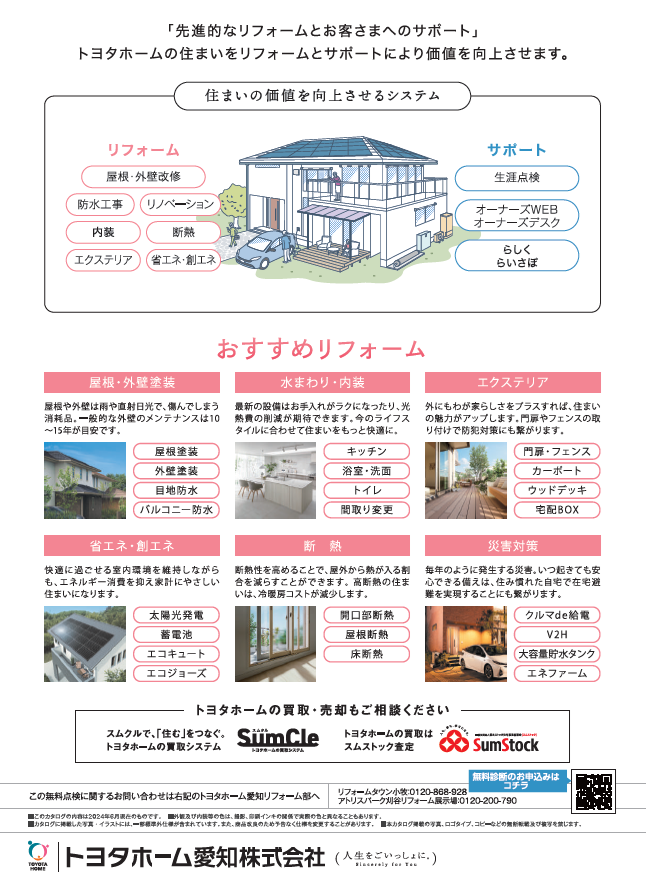 リフォーム無料診断申し込みフォーム